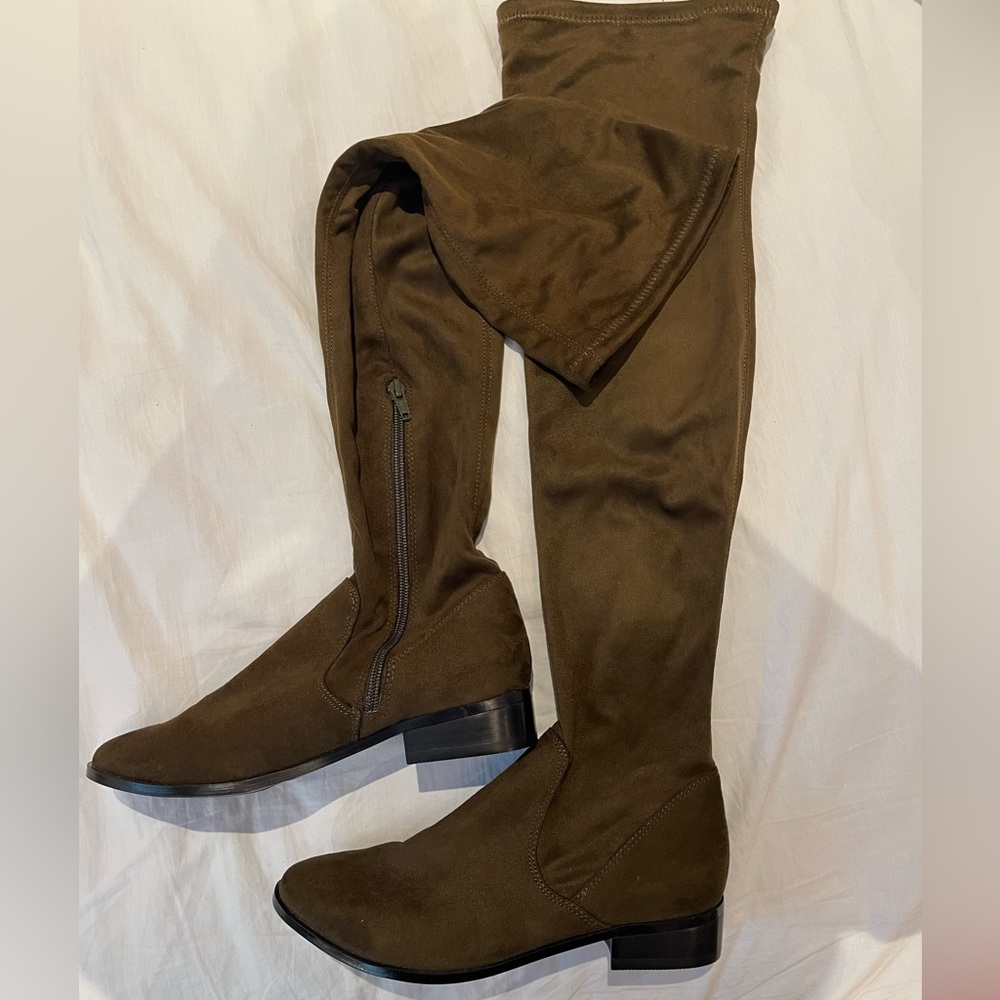 ALDO , NEW Suede over the knee boots, size 6.5